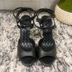 Bottega Veneta Leather Women’s  Strappy High Heels Sandals Shoes Sz EUR 38
